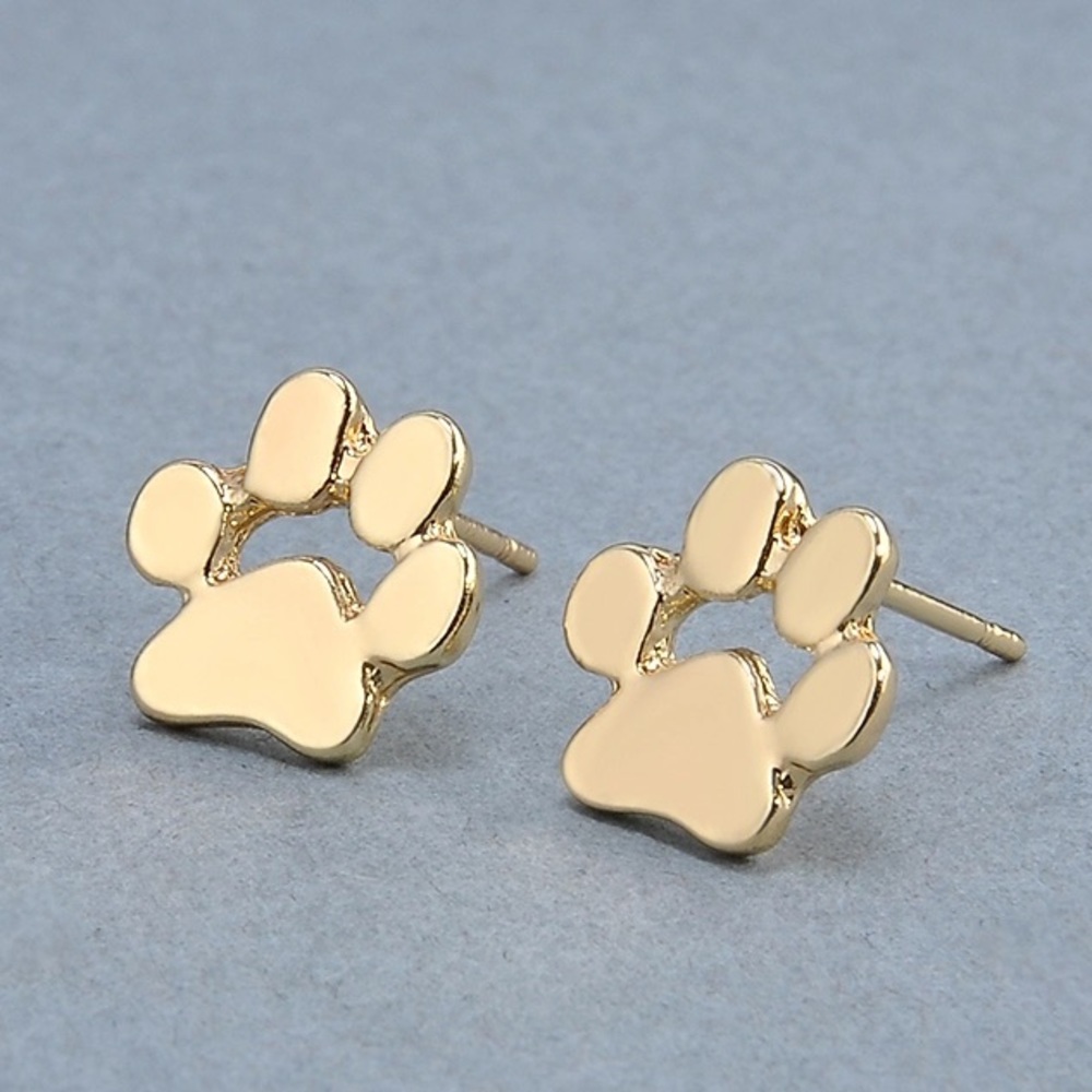 ✨NEW✨Gold PawPrint 🐾 Dog/Cat Earrings